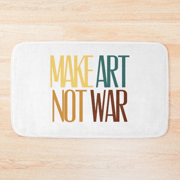 Item preview, Make art not war - retro designed and sold by annaguerrawords.