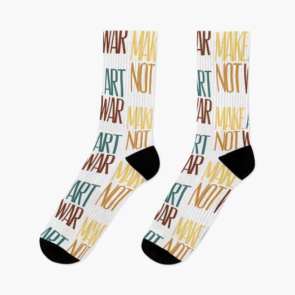 Item preview, Make art not war - retro designed and sold by annaguerrawords.