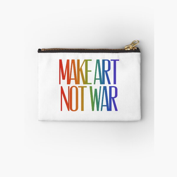 Item preview, Make art not war - rainbow designed and sold by annaguerrawords.