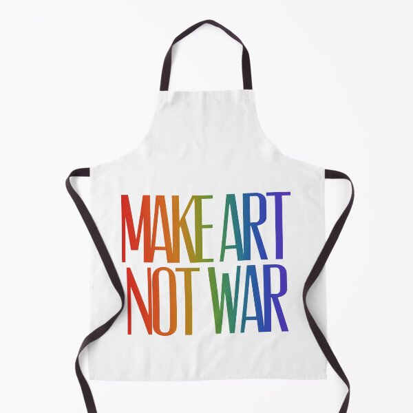 Item preview, Make art not war - rainbow designed and sold by annaguerrawords.