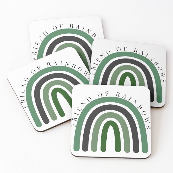 Item preview, Copy of Emerald Friend Of Rainbows Fun Cute Cool Friendly Design designed and sold by Rainbows Rock.