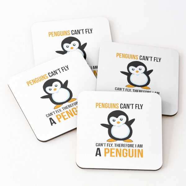 Item preview, Penguins Cant Fly designed and sold by BELASKRI STORE.