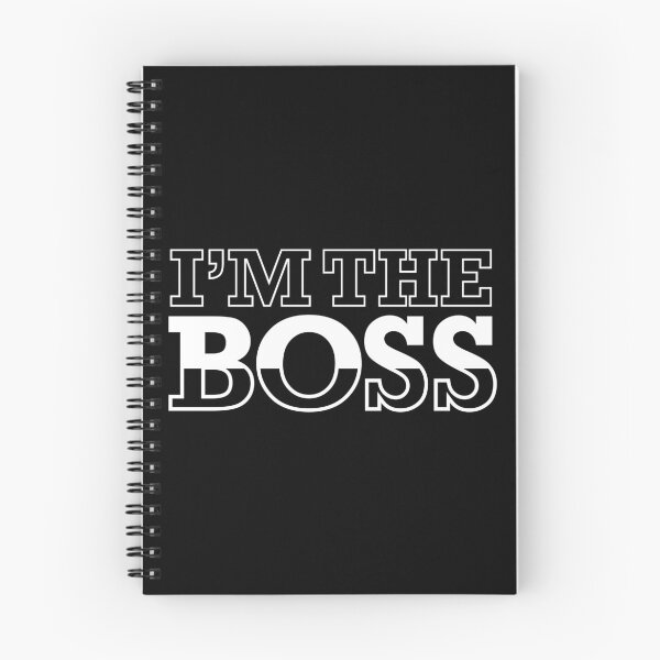 Item preview, I am the boss - For the boss - Bosses day - Leadership quotes for leader designed and sold by Alice-Elgawi.