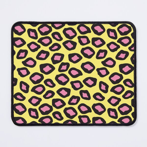 Item preview, 80s Cheetah Print in Neon Pink / Yellow designed and sold by Pink Pineapple Works.