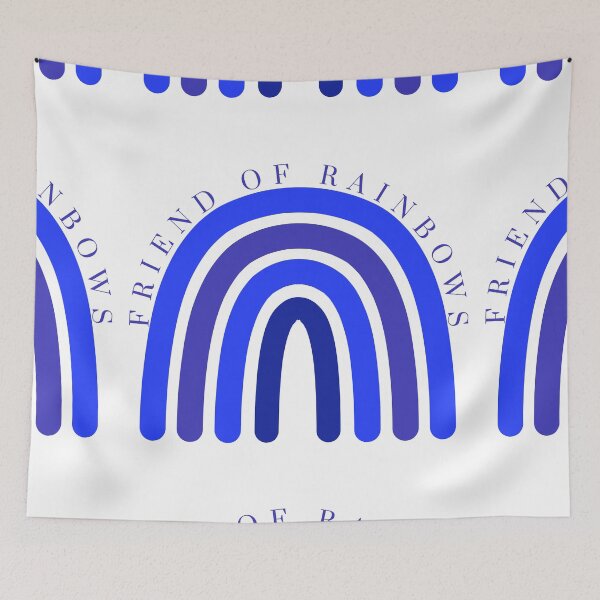 Item preview, Saphire Blue Friend Of Rainbows Fun Cute Cool Friendly Design designed and sold by Rainbows Rock.