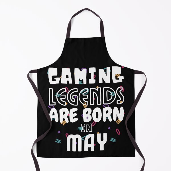 Item preview, Gaming legends are born in May - Born to be a gamer - Gamer baby designed and sold by For the love of Pixels.