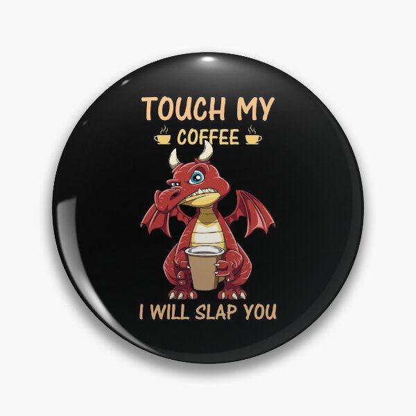 Item preview, Funny Grumpy Dragon Coffee Lover Hate Morning Fantasy Animal designed and sold by melomedia.