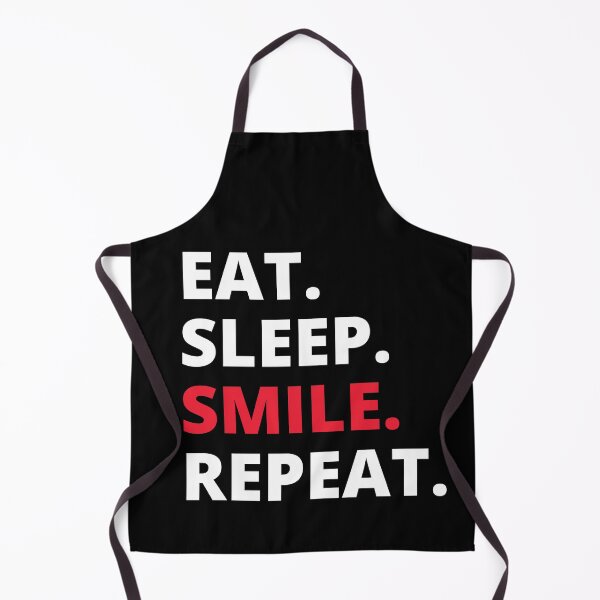 Aperçu de l'œuvre Manger. Dormir. Le sourire. Répéter. créée et vendue par Finding Balance.