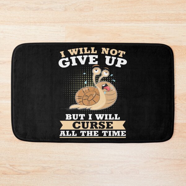 Item preview, I Will Not Give Up Runner Snail Running Jogging designed and sold by StrongShirts.