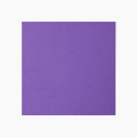 Plain Solid Color Medium Purple Chic Purple  Art Board Print for