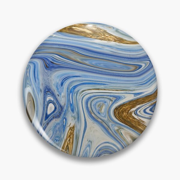 Item preview, Diseño de mármol Magic Azul Swirl Oro designed and sold by Piper-Deals.