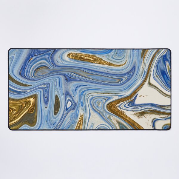 Item preview, Diseño de mármol Magic Azul Swirl Oro designed and sold by Piper-Deals.