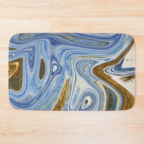 Artikelvorschau, Marmordesign Magic Azul Swirl Oro entworfen und verkauft von Piper-Deals.