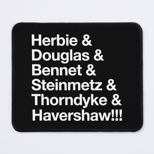 Item preview, Herbie - Original “&” List (White on Black) designed and sold by Justin Ellis.