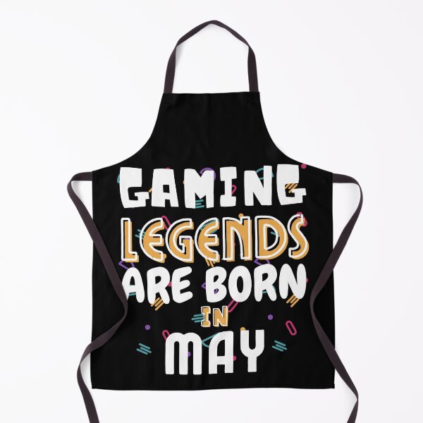 Item preview, Gaming legends are born in May - Born to be a gamer - Gamer baby designed and sold by For the love of Pixels.
