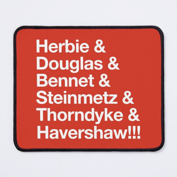 Item preview, Herbie - Original “&” List (White on Red) designed and sold by Justin Ellis.