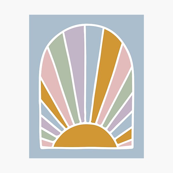 Item preview, Colorful Rainbow Sun designed and sold by fempreneurco.