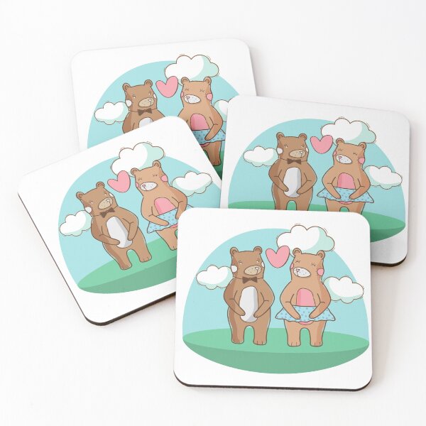 Item preview, Cute Bear Couple, Stickers For Loves Bears Couples designed and sold by Stylish-choice.