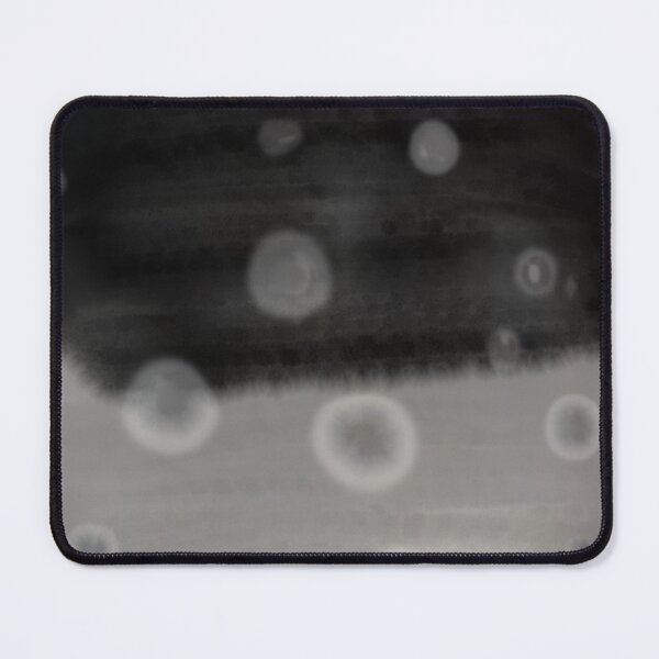 Abstract Black & White | Sophisticated and Organic Mouse Pad