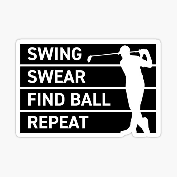 Item preview, Swing Swear Find Ball Repeat designed and sold by STUDIO-72.