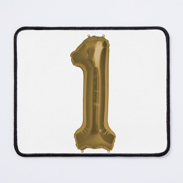 Item preview, One Number 1 Metallic Bronze Mylar Foil Helium Balloon for First Birthday or Anniversary designed and sold by Birthdates.
