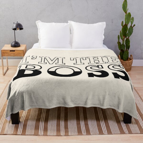 Item preview, I am the boss - For the boss - Bosses day - Leadership quotes for leader designed and sold by Alice-Elgawi.