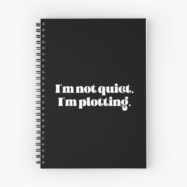 Item preview, I'm not quiet I'm plotting designed and sold by TheLemonBox.