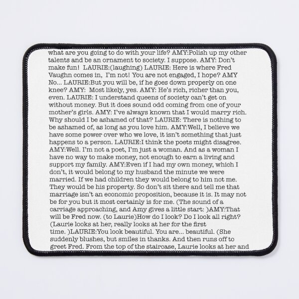 Item preview, Amy March's Economic Proposition Speech designed and sold by mirandathrasher.