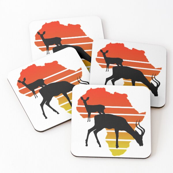 Item preview, Retro African Magic Of Impalas designed and sold by Eranthe Bernardo.