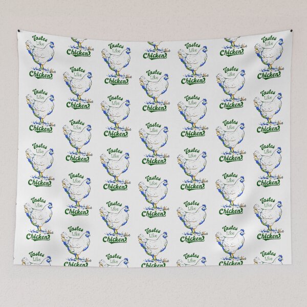 Item preview, Tastes Like Chicken - Whimsical - Funny - Farm Animal designed and sold by ittybittyowl.