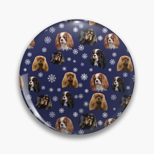 Item preview, Cavalier king charles spaniel christmas designed and sold by PawsoMania.
