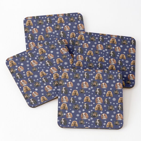 Item preview, Cavalier king charles spaniel christmas designed and sold by PawsoMania.