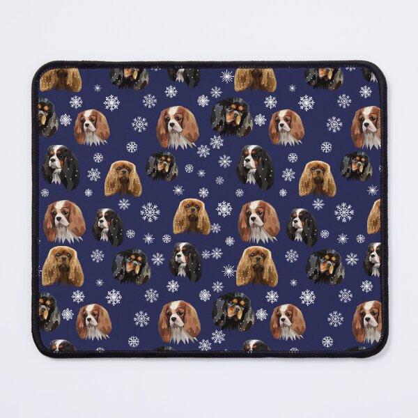 Item preview, Cavalier king charles spaniel christmas designed and sold by PawsoMania.
