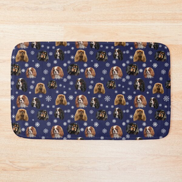 Item preview, Cavalier king charles spaniel christmas designed and sold by PawsoMania.