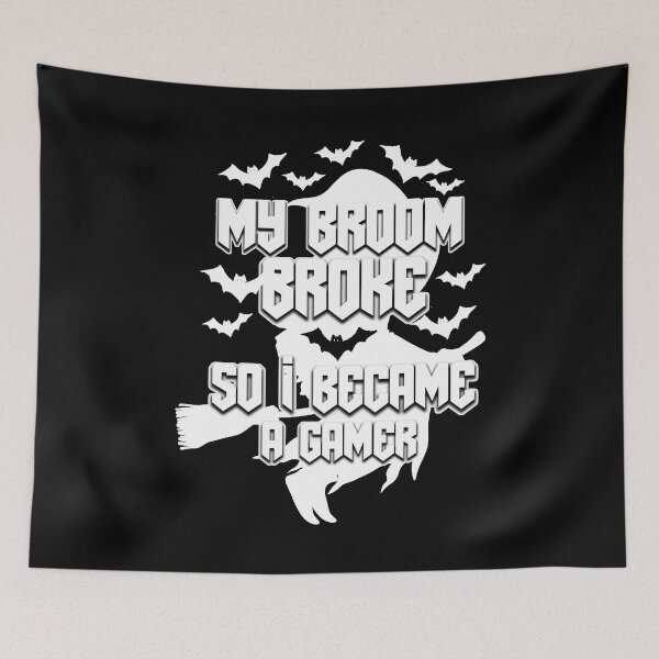 Item preview, Copy of  My Broom Broke So I Became A gamer  gift  designed and sold by ussastore.