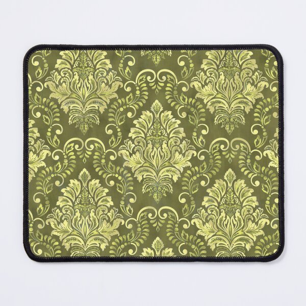 Item preview, Eclectic Boho Olive Green Damask designed and sold by Octavia Soldani.