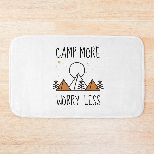 Item preview, Camp More Worry Less designed and sold by Y-Muqsit.