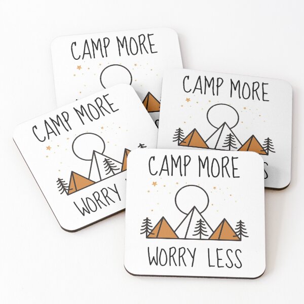 Item preview, Camp More Worry Less designed and sold by Y-Muqsit.