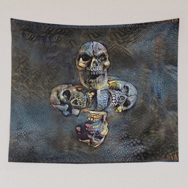 Item preview, Surreal Horror Skulls | Surreal Spooky Skulls TM11 designed and sold by triciakitty.