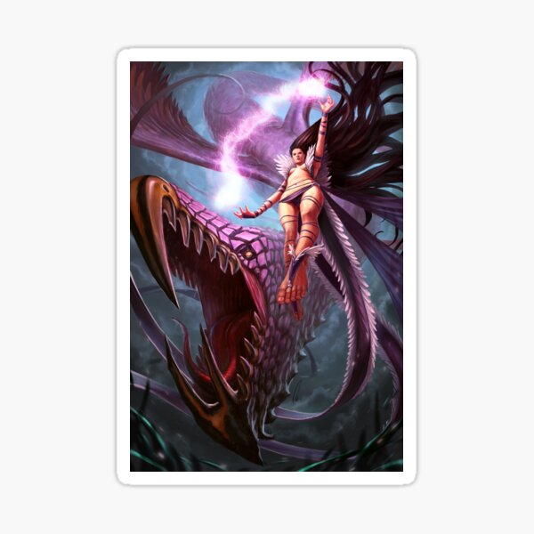 Goddess and Pet Sticker