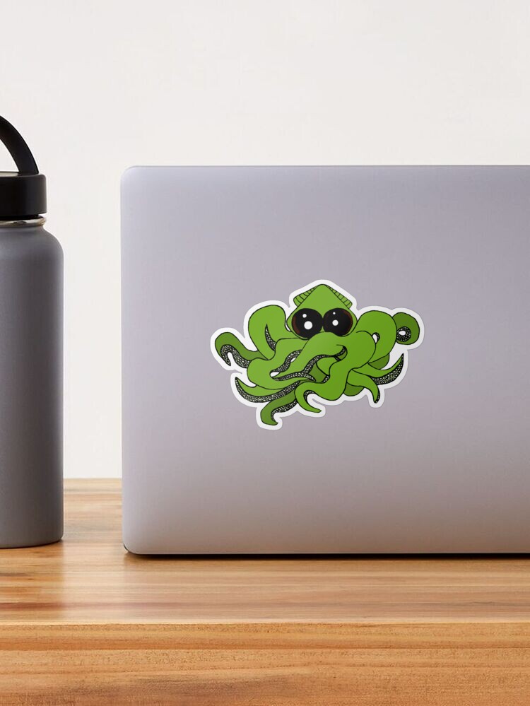Thumbnail 1 of 3, Sticker, Baby Kraken designed and sold by SJSover.