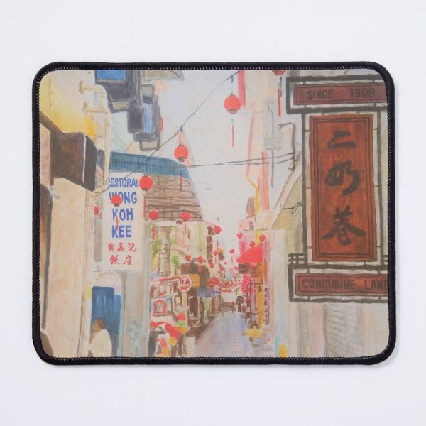 Item preview, Concubine Lane Watercolour Painting designed and sold by hockeng.