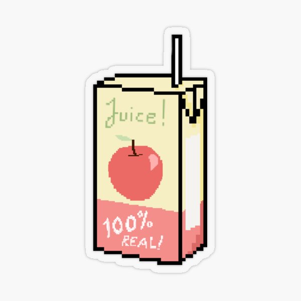 Apple Juice Emote Sticker