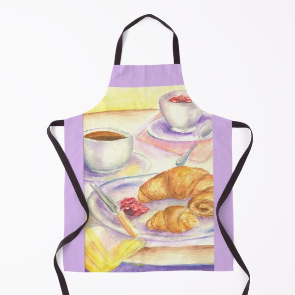 Item preview, Tea and Croissant designed and sold by Kelley-Art.