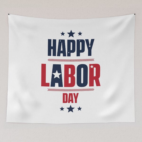 Item preview, Happy Labor Day American Labor Day Celebration designed and sold by FoxLand.