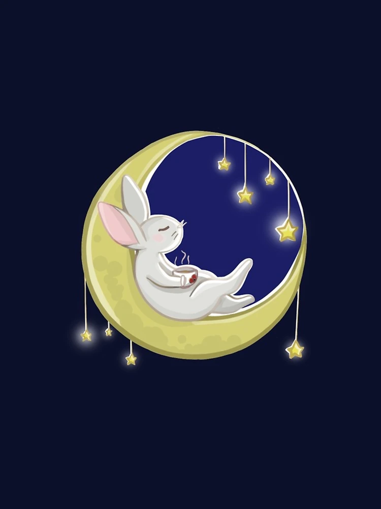 Thumbnail 4 of 4, iPhone Case, Moon Rabbit designed and sold by RandomCitizen.