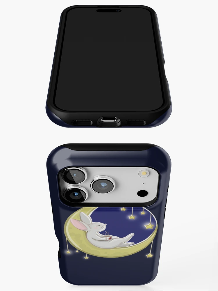Thumbnail 3 of 4, iPhone Case, Moon Rabbit designed and sold by RandomCitizen.