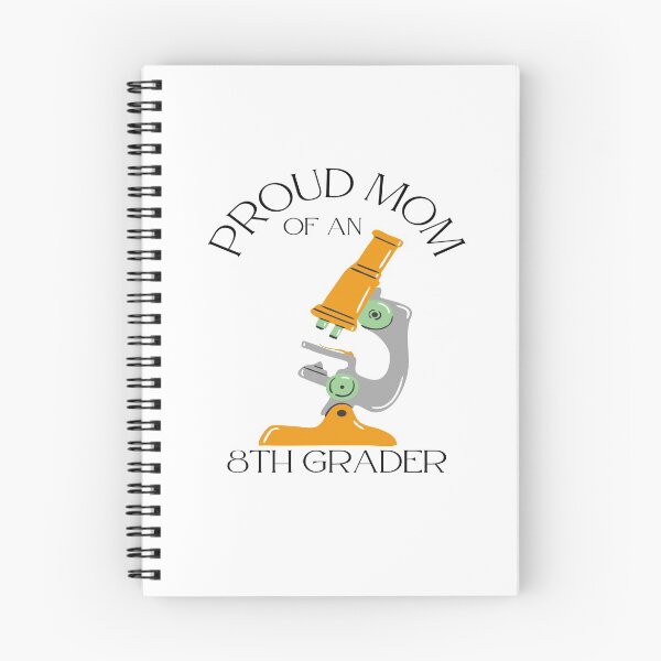 Item preview, proud mom of an 8th grader, microscope graphic designed and sold by Jessi-Sketches.