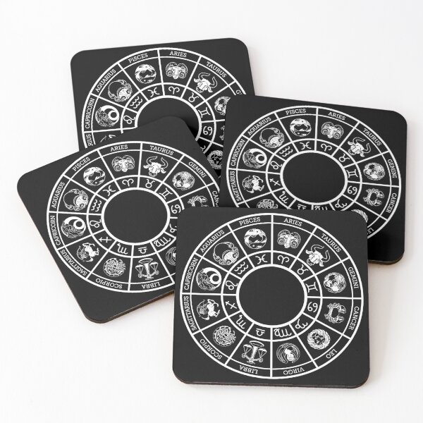 Item preview, White Zodiac Constellation Calendar designed and sold by Alladin7.