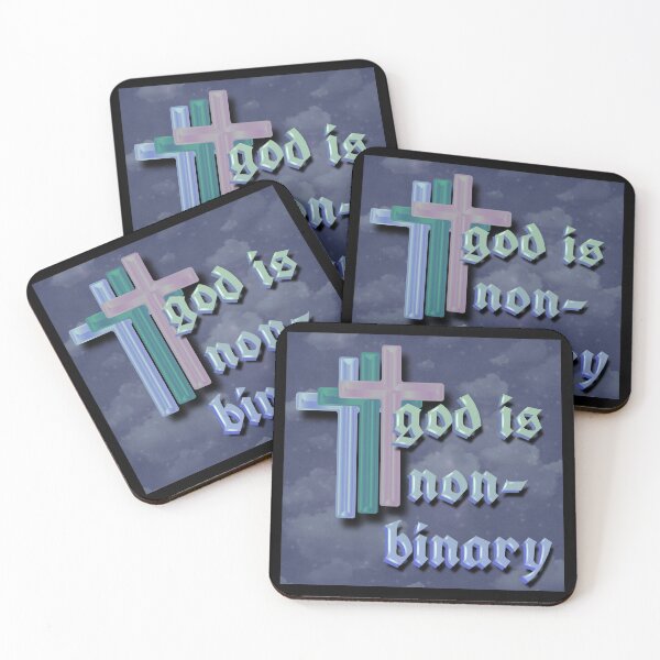 Item preview, god is non-binary designed and sold by rosie rentz.